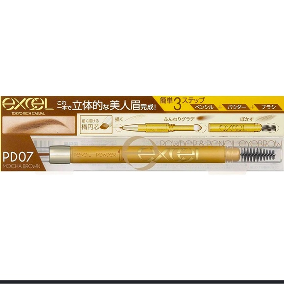 EXCEL Eyebrow pencil (brand new) - PD07 Mocha Brown - Picture 1 of 2